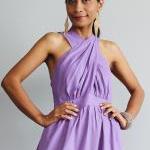 Purple Maxi Dress - Cross ..