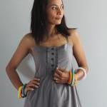 Gray Maxi Dress - One Shou..