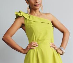 Maxi Dress - One Shoulder Bridesmaid Dress : True Elegance Collection II
