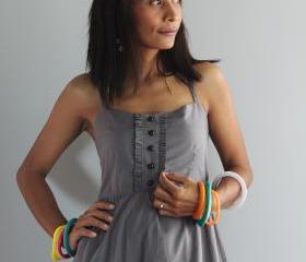 Gray Maxi Dress - One Shoulder Bridesmaid Dress : True Elegance Collection II