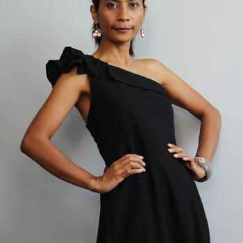 Black Maxi Dress - One Shoulder Bridesmaid Dress : True Elegance Collection II