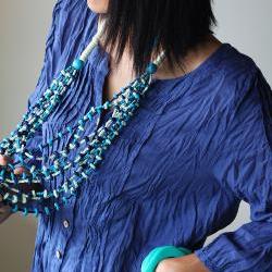 Tunic blouse long sleeved cotton tunic with button 
